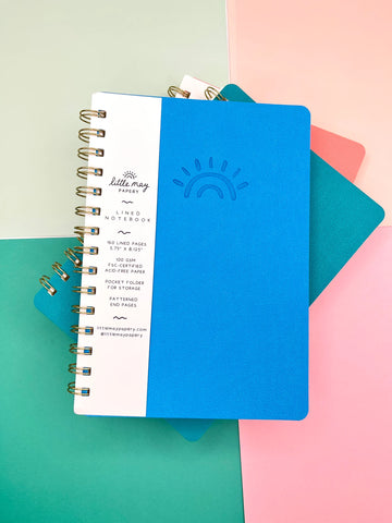 Ocean Blue Notebook