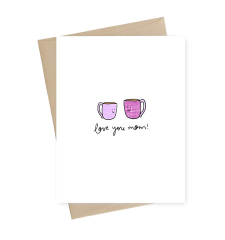 Mom Tea Cup Greeting Card