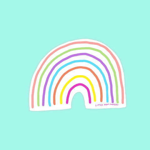 Rainbow Vinyl Sticker