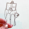 NOPE Clear vinyl sticker