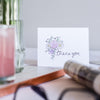 Thank you floral card