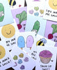 Valentine Mini Notes: Mini Flat Cards (SET OF 12)