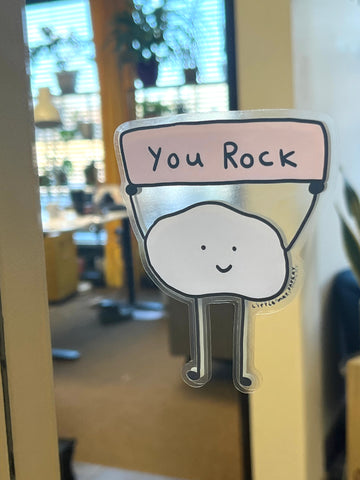 Mirror/Window Cling 'YOU ROCK'.