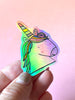 Holographic Unicorn Vinyl Sticker (Ami + Emme Collab)
