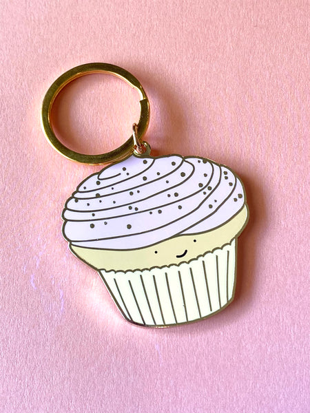 Crave Cupcake x Little May Vanilla Cupcake Keychain