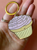 Crave Cupcake x Little May Vanilla Cupcake Keychain