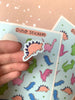 Dino Vinyl Sticker Sheet