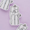 NOPE Clear vinyl sticker