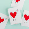 Valentine Mini Notes: Mini Flat Cards (SET OF 12)