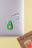 Avocado vinyl sticker