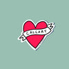 CALGARY Heart Vinyl Sticker