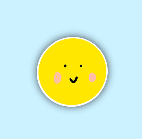 Smile vinyl sticker