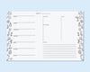Floral Weekly Planner Notepad