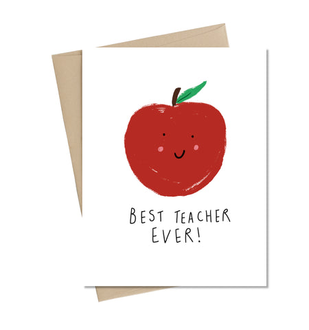 Best Teacher Card