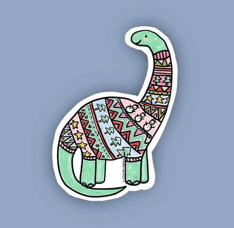 Christmas Sweater Dino sticker