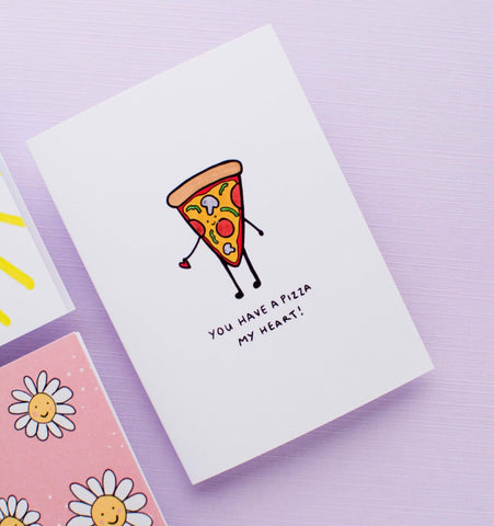 Pizza My Heart. MINI CARD
