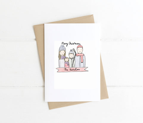Digital:Head + Shoulders Custom Christmas Cards