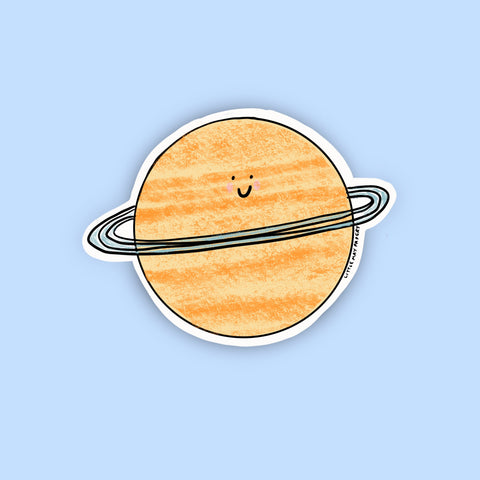 Saturn Vinyl Sticker
