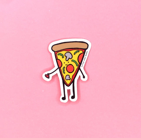 Pizza vinyl sticker *toonie sale*