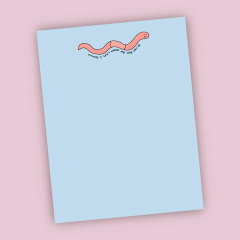 Things I can't worm my way out of Notepad