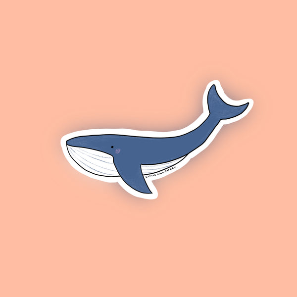 Whale Vinyl Sticker