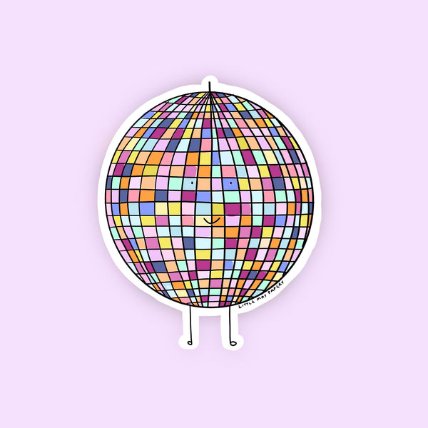 Disco Ball Vinyl Sticker