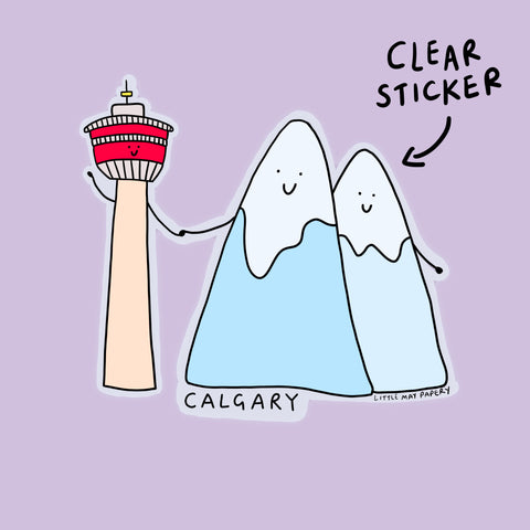 CLEAR Calgary tower + Mountain (Uniqlo Collab)