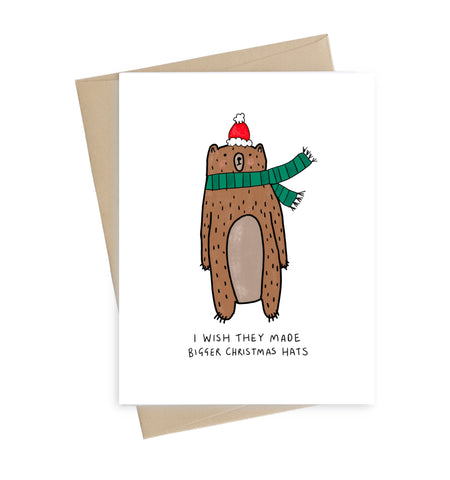 Small Christmas Hat Bear