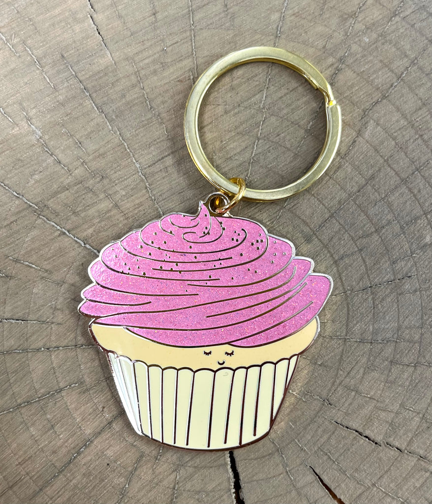 Crave Cupcake x Little May Princess Glitter Cupcake Keychain