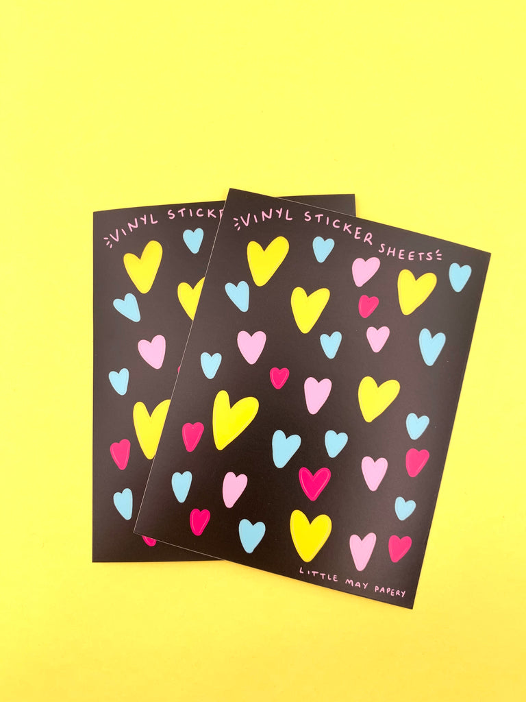 Heart Sticker Sheets