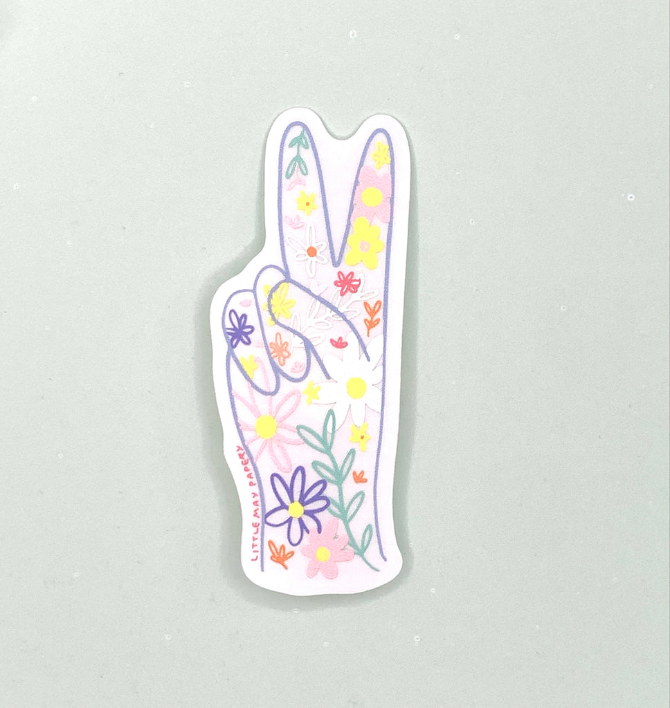 Peace vinyl sticker