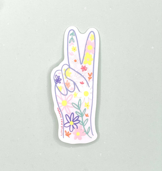 Peace vinyl sticker