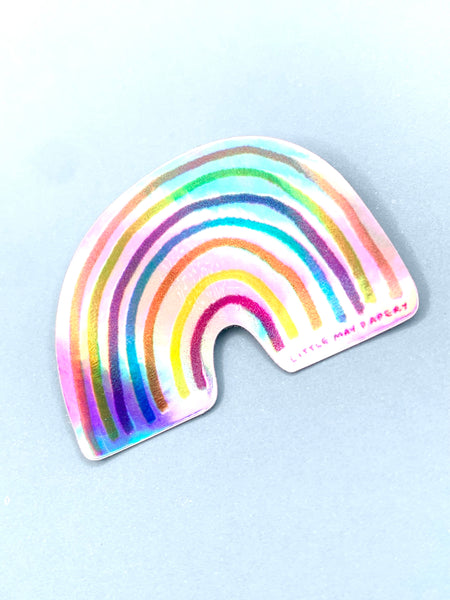 Holographic Rainbow vinyl sticker