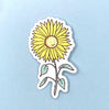 Sunflower Clear vinyl sticker