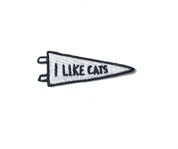 I like Cats Flag Iron On Patch