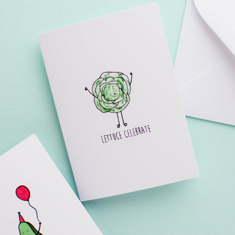 Lettuce Celebrate MINI CARD