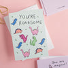 Valentine Mini Notes: Mini Flat Cards (SET OF 12)