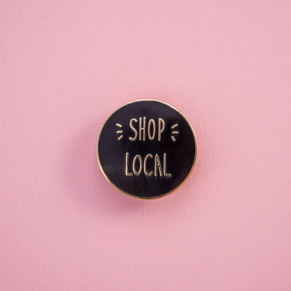 Shop Local Enamel Pin