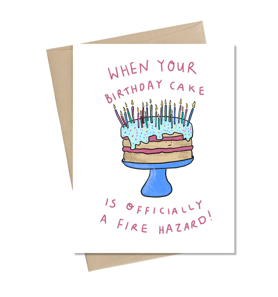 When your Birthday Cake is Officially A Fire Hazard – Little May Papery