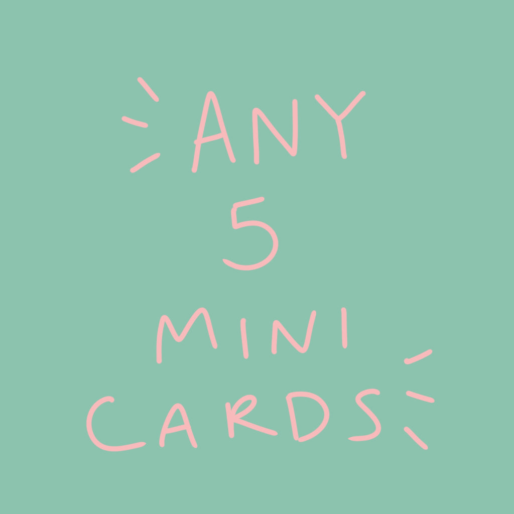Any 5 Mini Cards