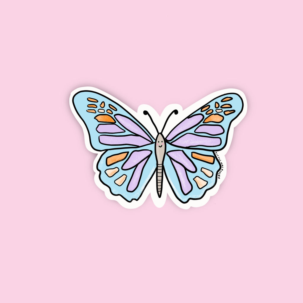 Butterfly Vinyl Sticker