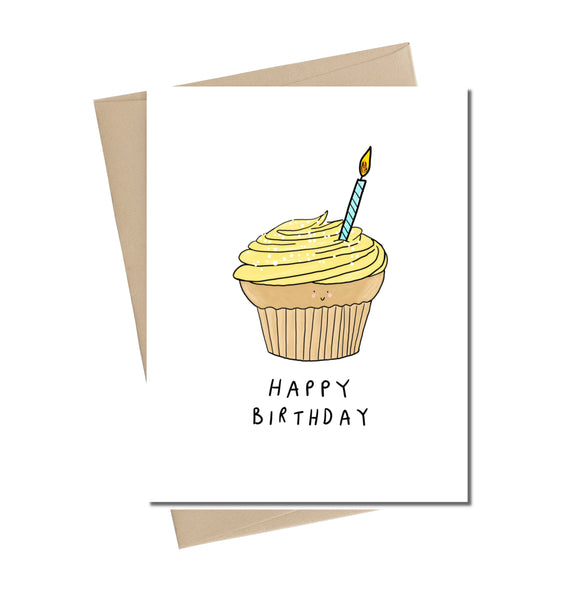 Cupcake Candle Birthday Card