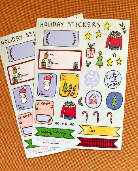 Holiday Sticker Sheet