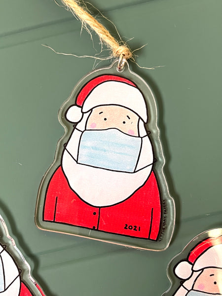 Preorder: 2021 Santa Mask Tree Ornament: Limited Edition