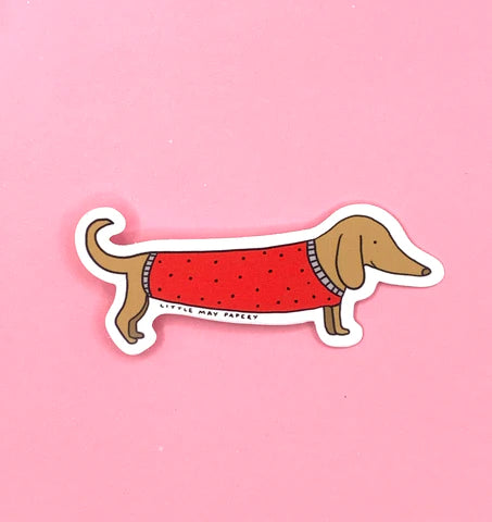 Bag of wieners (5 x mini dachshund stickers)